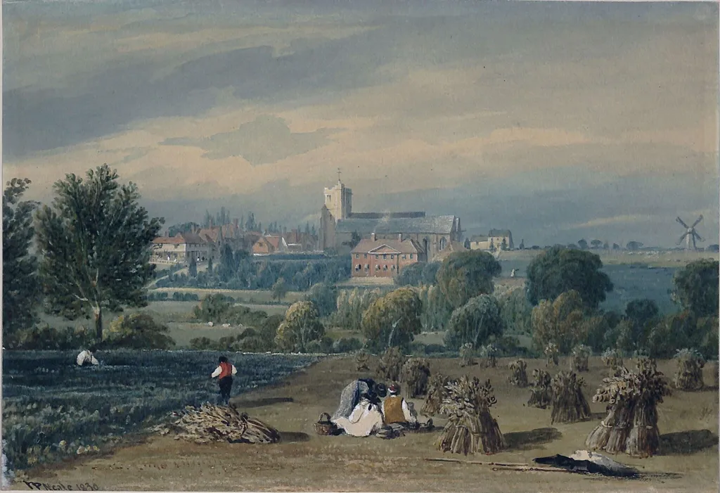Staplehurst, Kent, by John Preston Neale, 1830