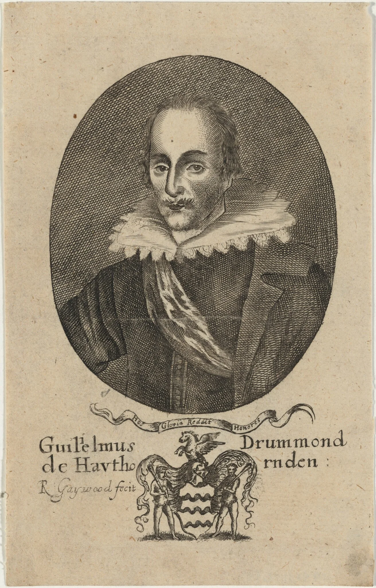 William Drummond of Hawthornden, detail