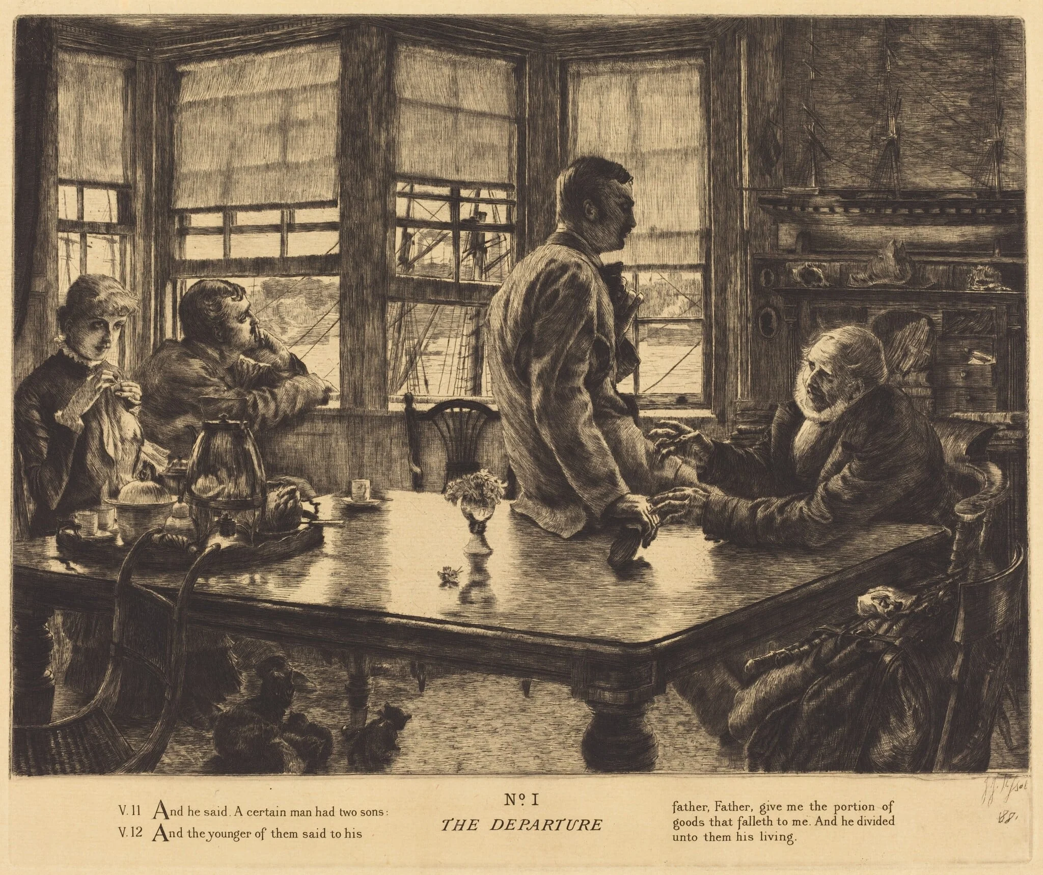 The Departure, detail
