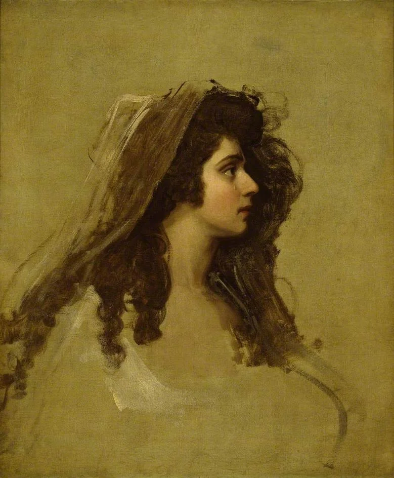 Mrs Siddons, detail
