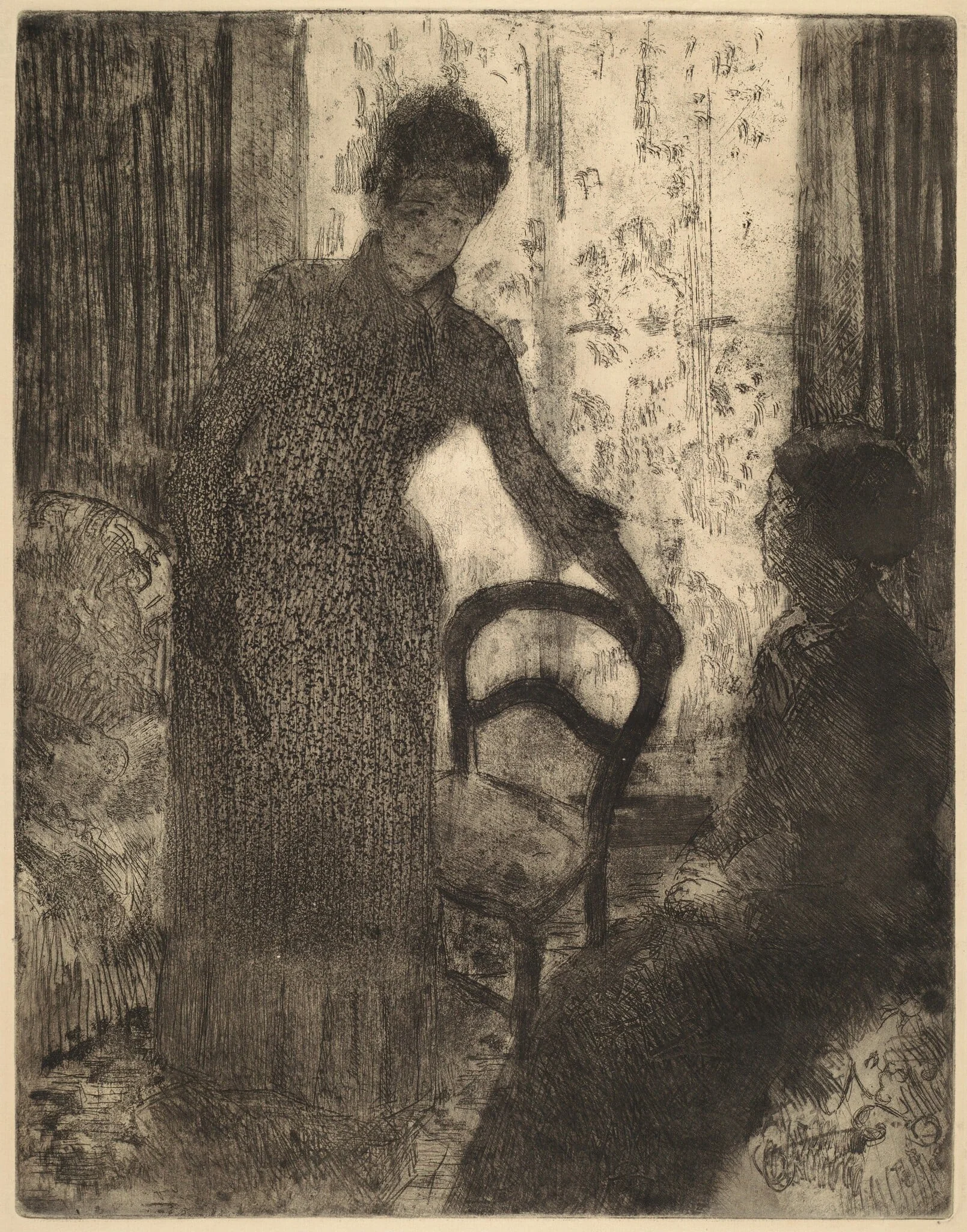 The Visitor, detail