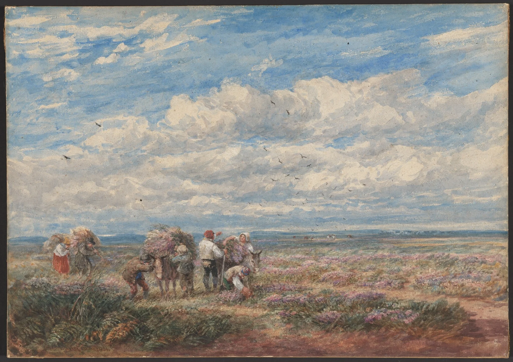 The Heather or Broom Gatherers, detail