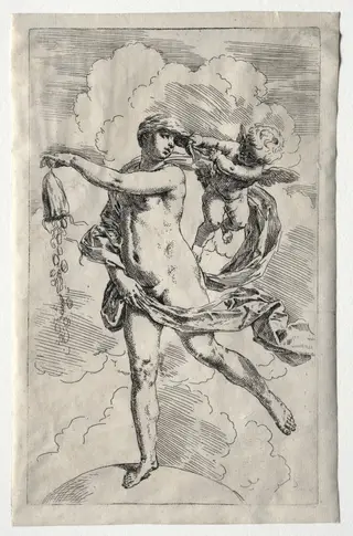 La Fortuna, by Simone Cantarini, 1640
