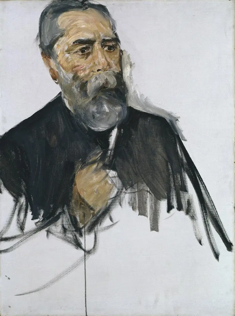 Bildnis Professor August Voller, by Max Liebermann, oil, 1905