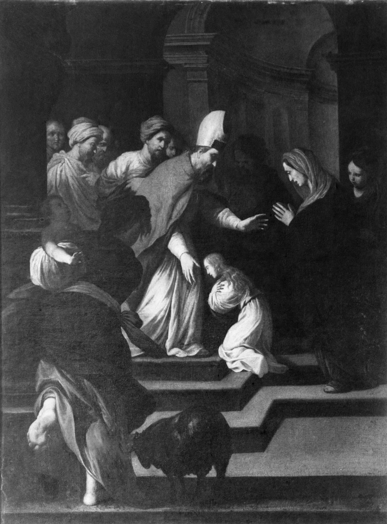 Presentation of the Virgin, detail