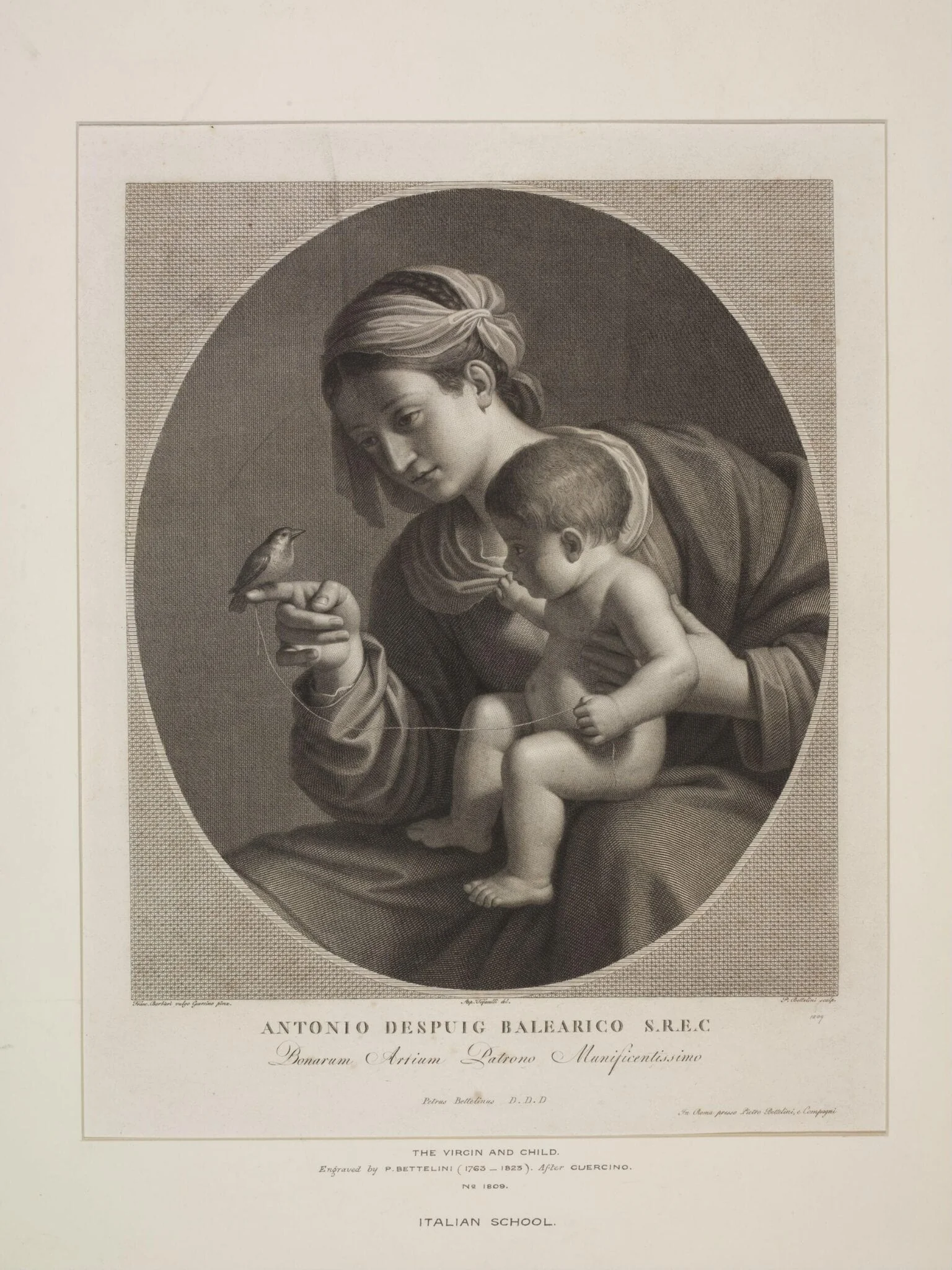 The Virgin and Child, detail