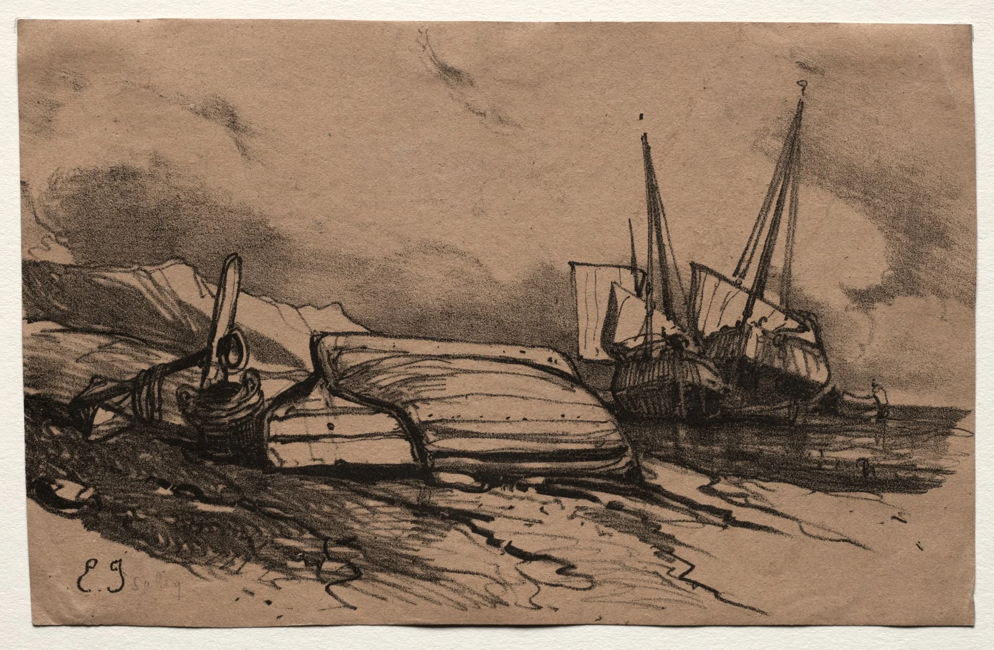 Six Marines: Couverture, Une Grève, detail