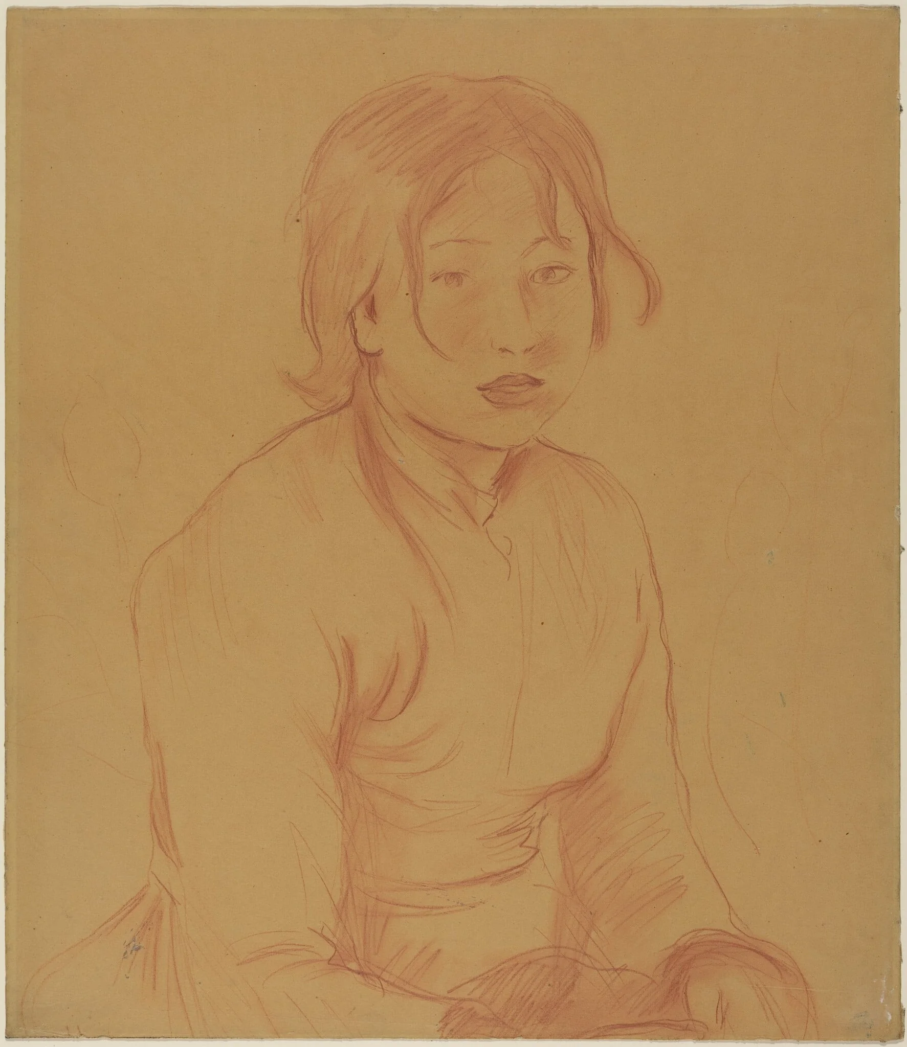Peasant Girl, detail
