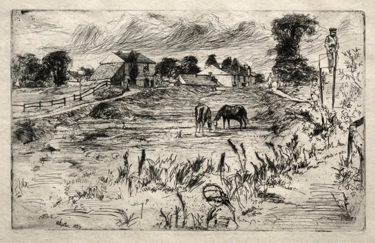 Landscape with the Horse, detail