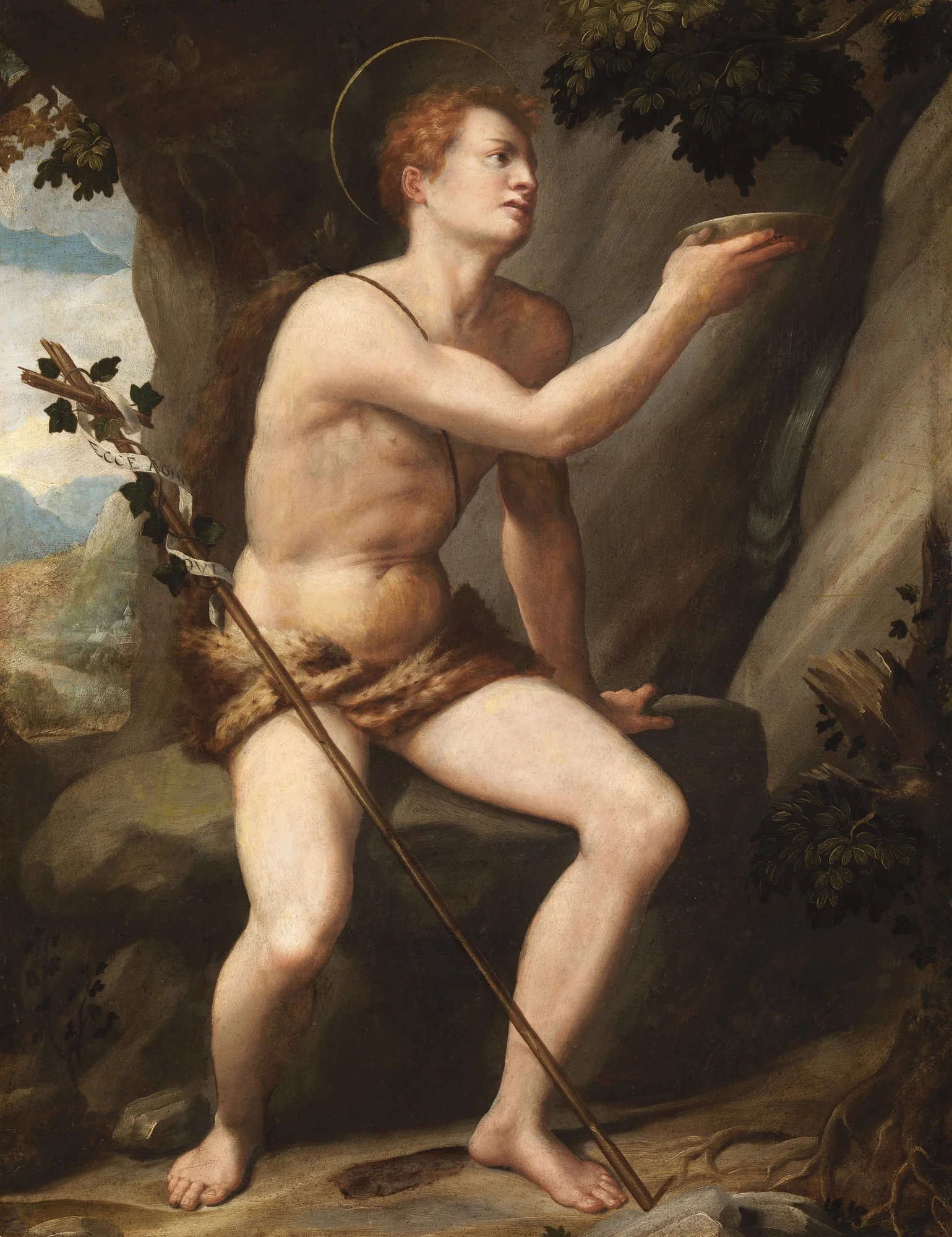 Saint John the Baptist, detail