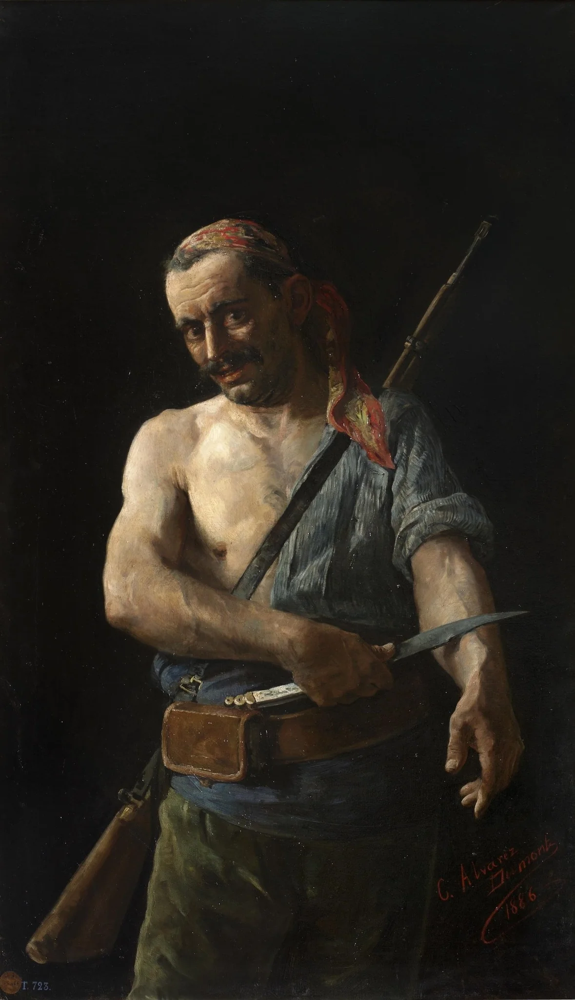El guerrillero, detail
