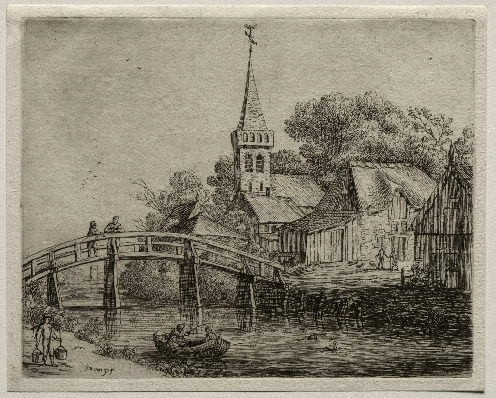 The Wooden Bridge, detail