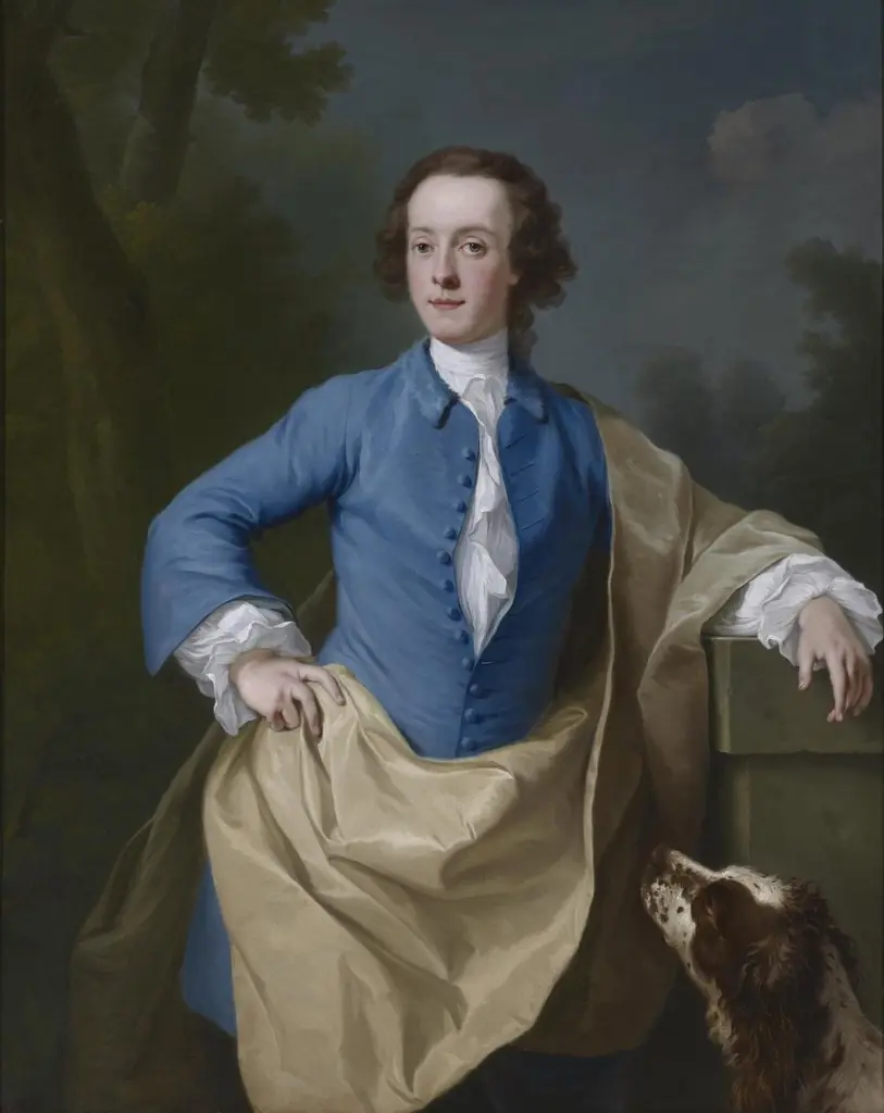 Thomas Barrett-Lennard, 17th Lord Dacre, by Andrea Soldi, oil, 1740