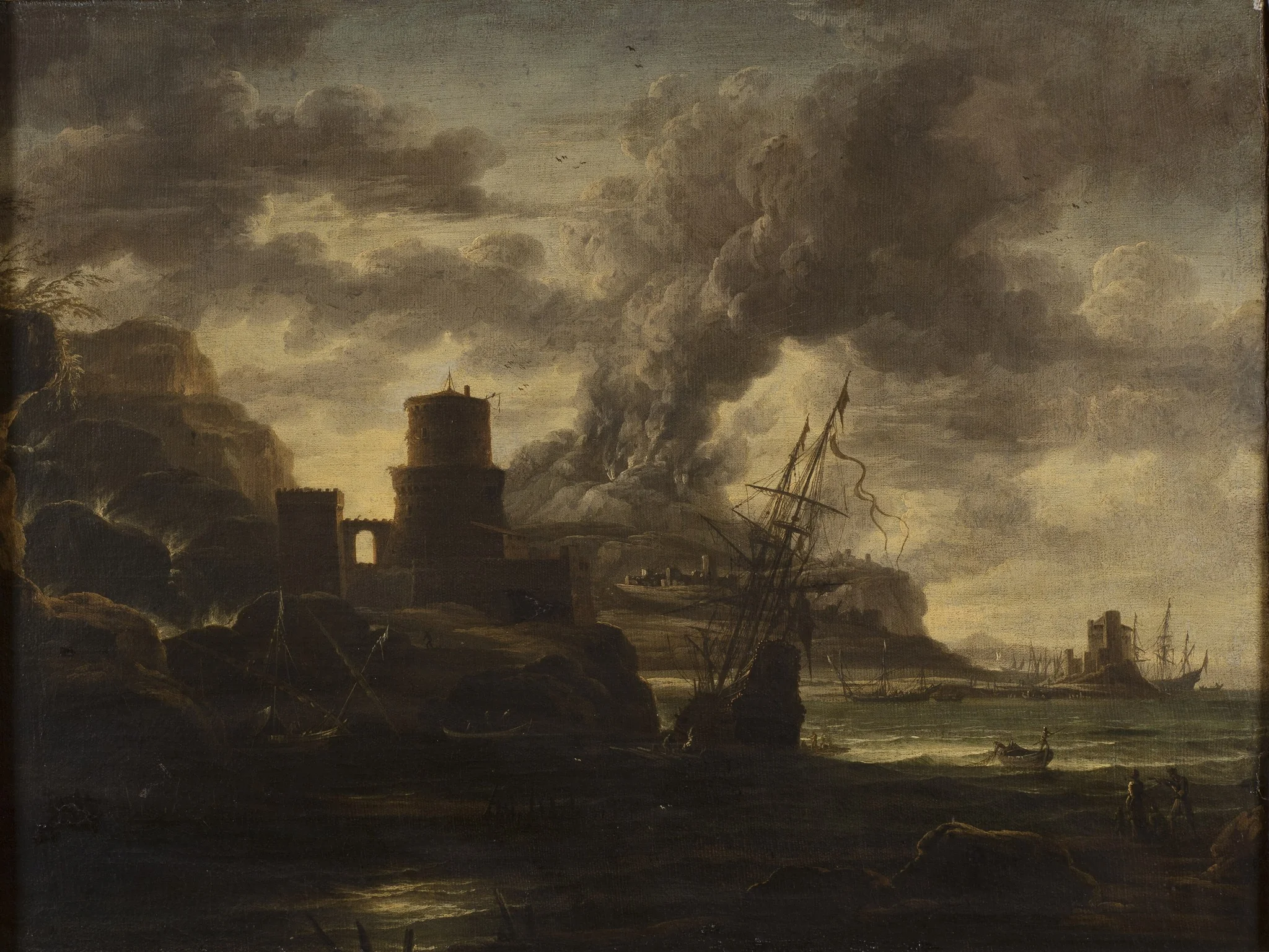 Harbour Scene, detail
