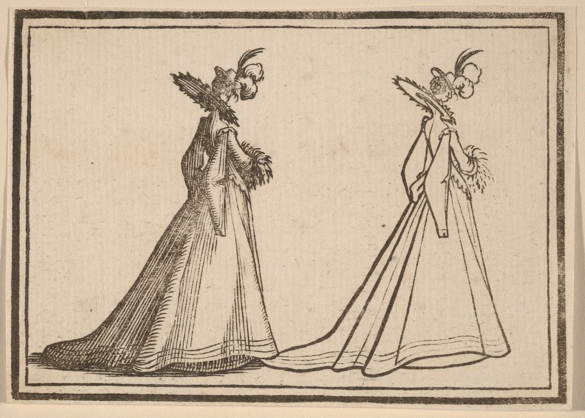 Lady in a Large Coat, detail