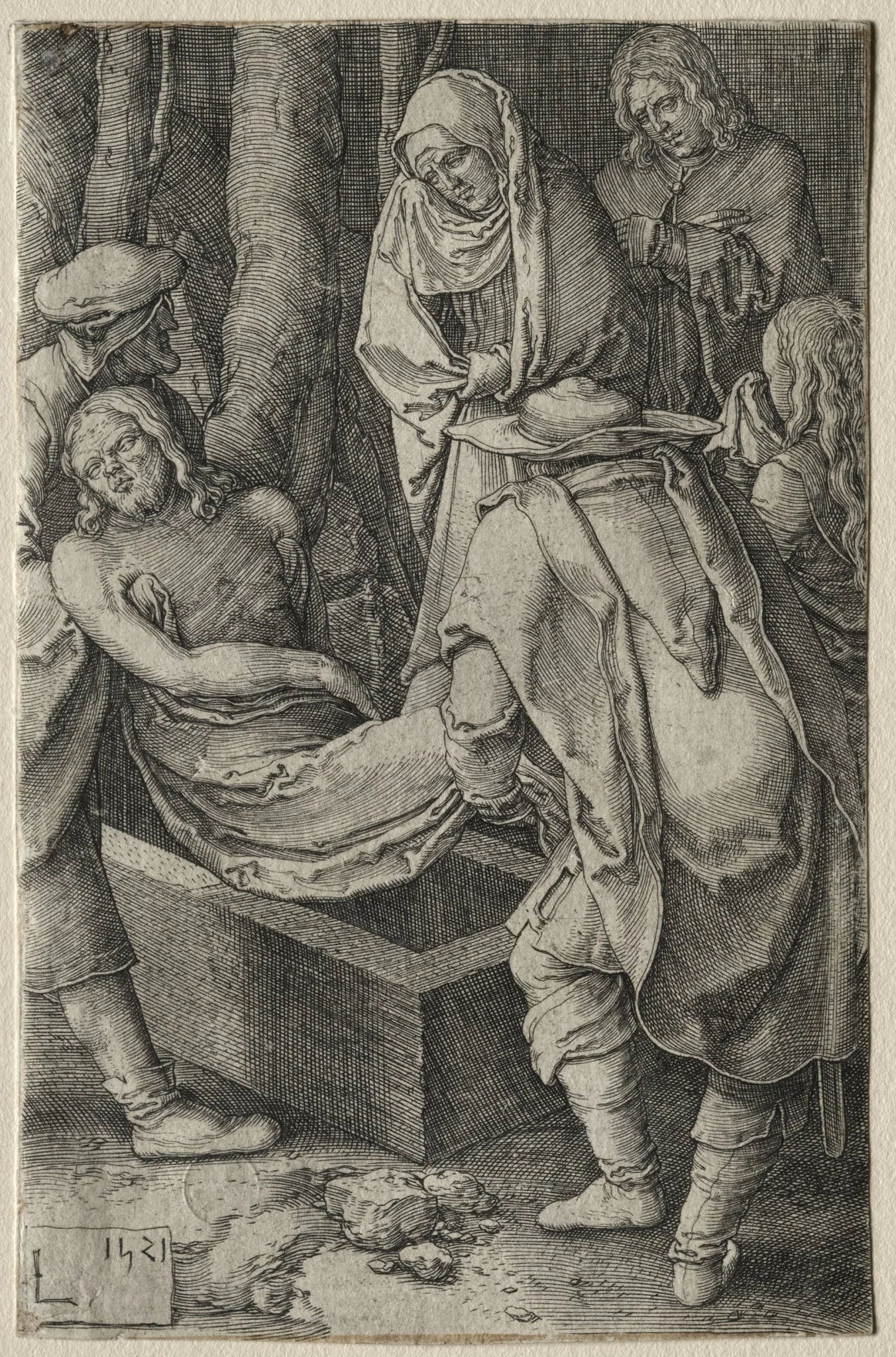 The Passion: The Burial of Christ, detail