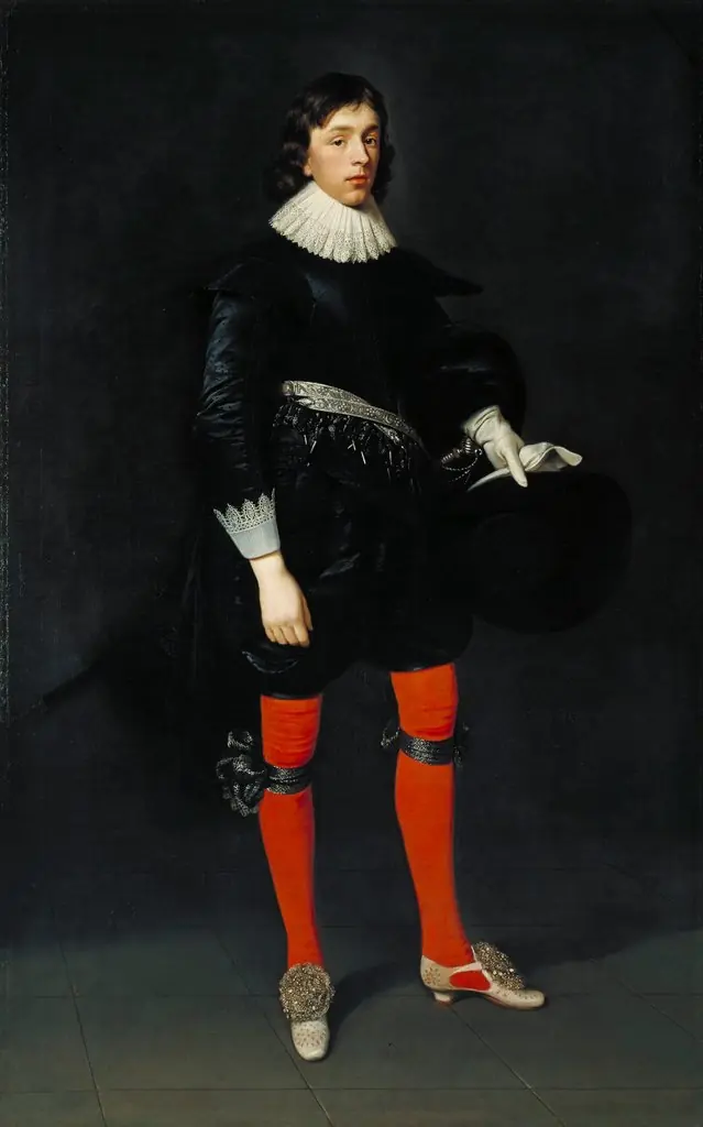 James Hamilton, Earl of Arran, Aged 17, by Daniël Mijtens, oil, 1623