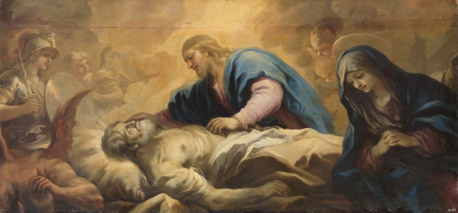 Death of Saint Joseph, detail