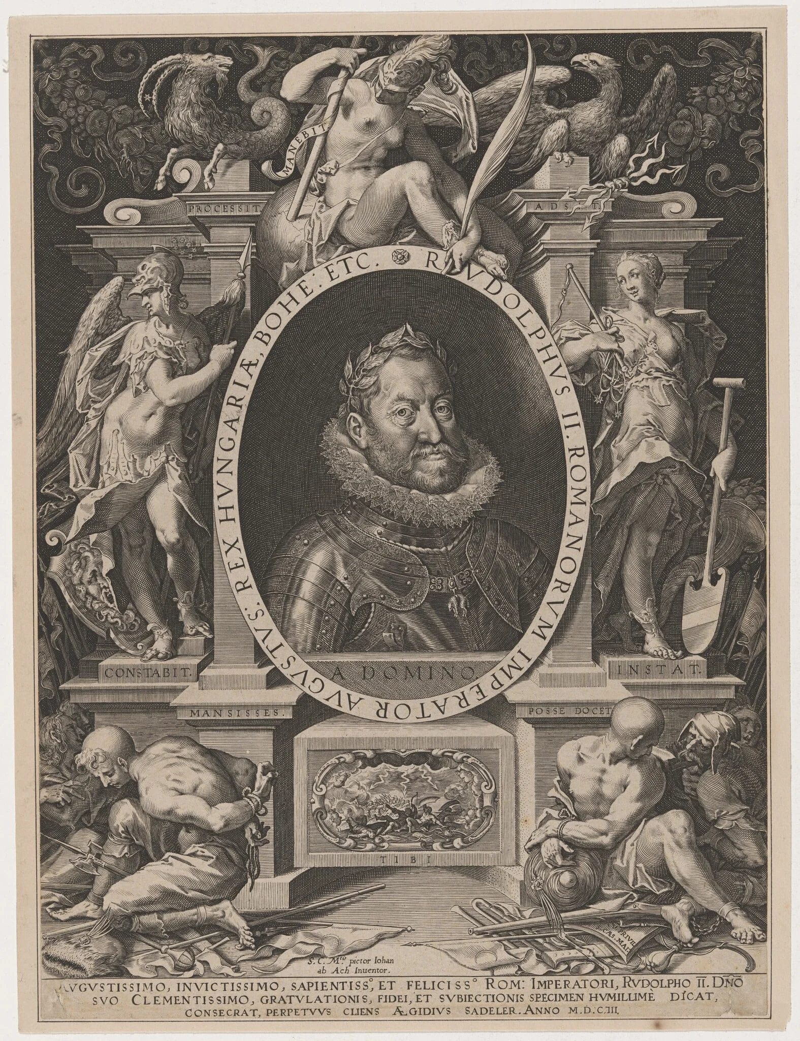 Emperor Rudolph II, detail