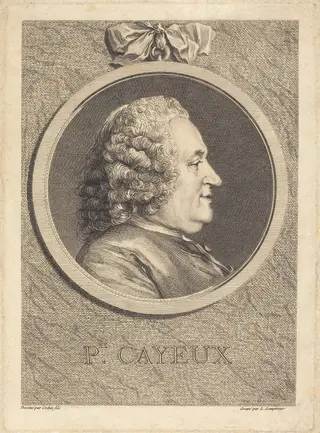 Philippe Cayeux, by Louis-Simon Lempereur, ink, 1768