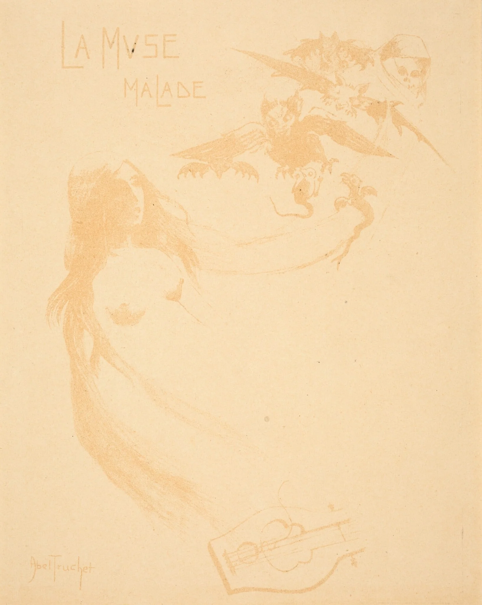 La Muse malade, detail