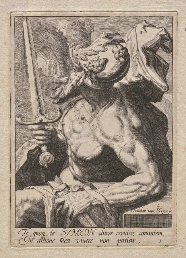 Plate 3: Simeon, detail