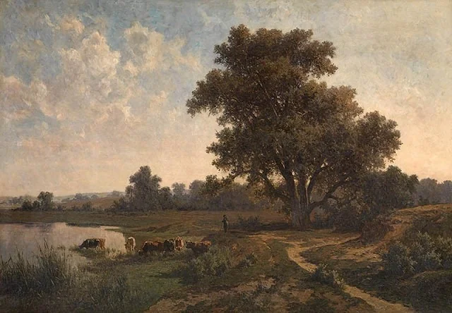 Heather near Oosterbeek, detail