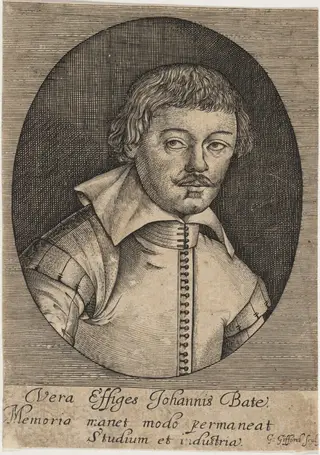 John Bate, Writer, by George Gifford, ink, 1635