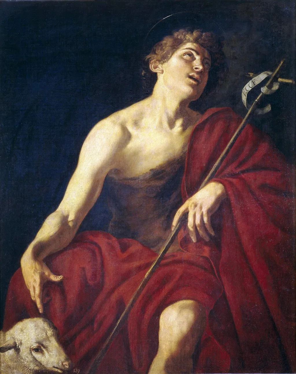 Saint John the Baptist, by Jerónimo Jacinto de Espinosa, oil, 1645