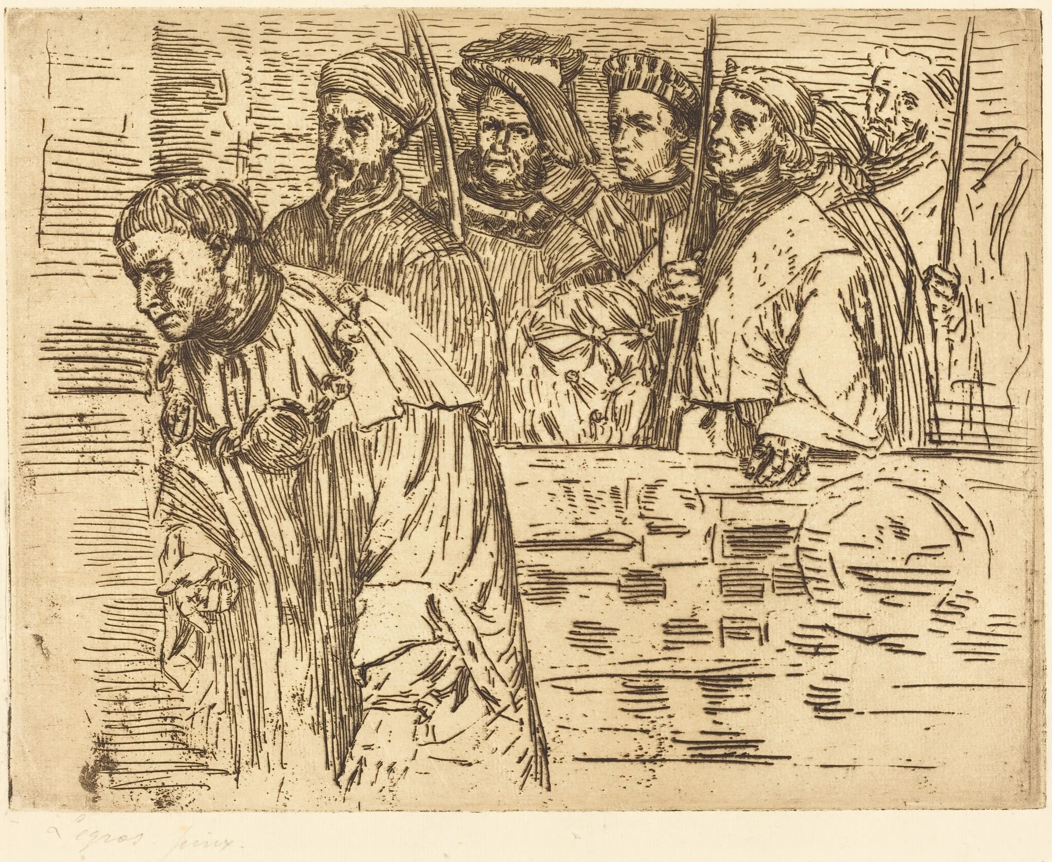 Archers (Les archers), detail