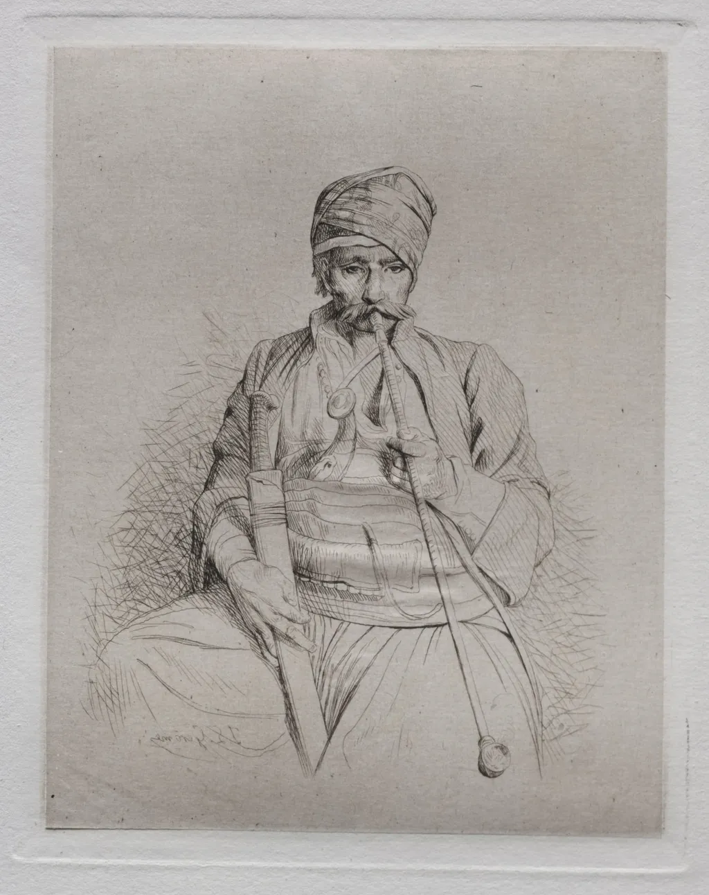 Egyptian Smoker, by Jean Léon Gérôme, 1865