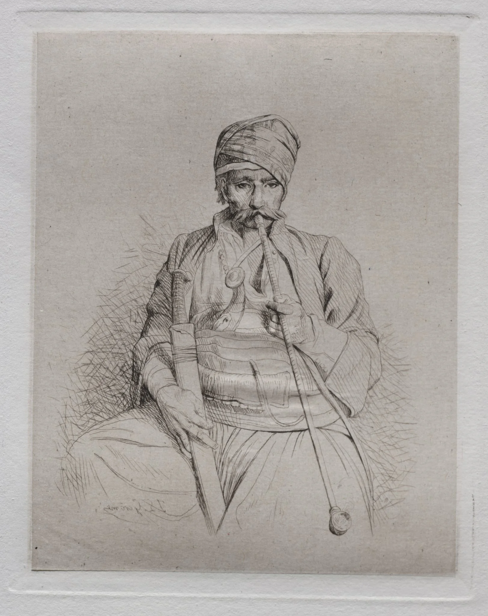 Egyptian Smoker, detail