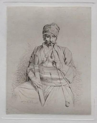 Egyptian Smoker, by Jean Léon Gérôme, 1865