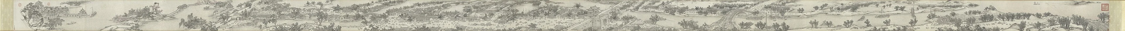 Along the River During the Ch'ing Ming Festival Season, detail