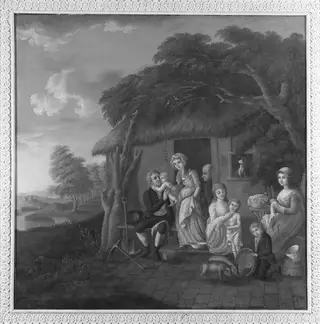 Saturday Evening, by Michele Felice Cornè, oil, 1802