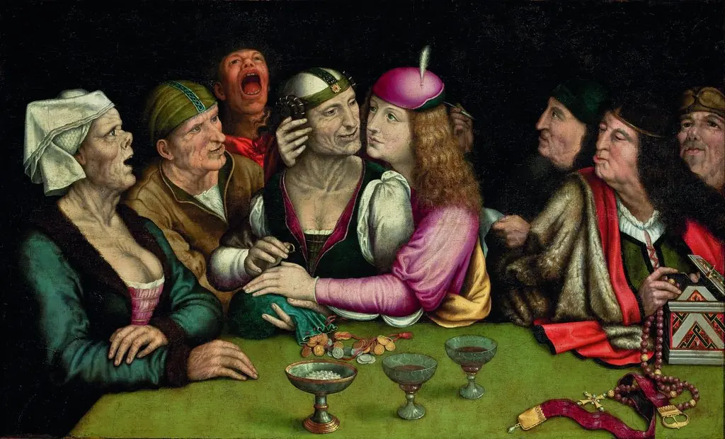 Ill-Matched Marriage, by Quinten Metsys, oil, 1520