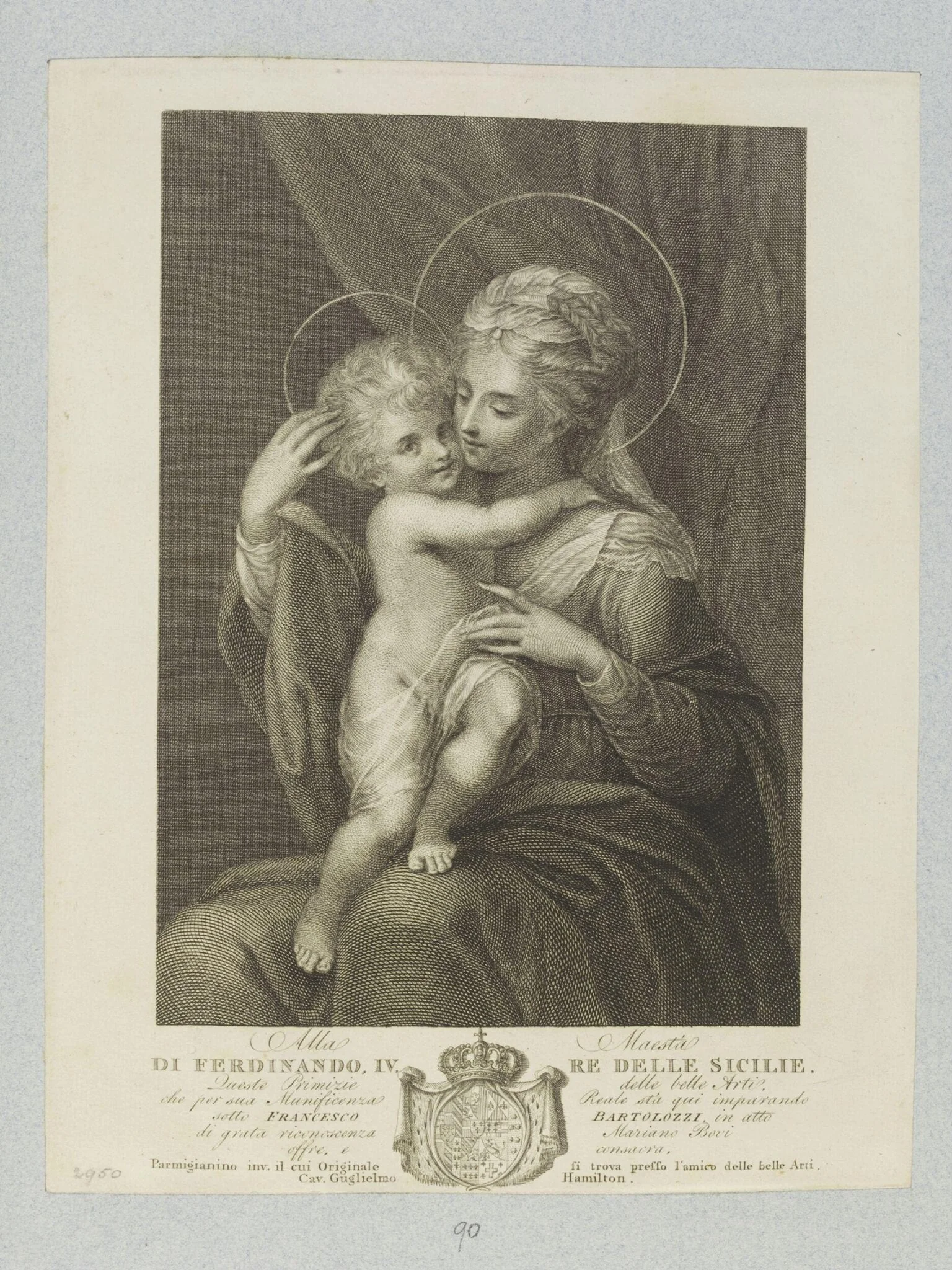 Virgin and Child, detail