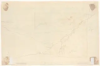 Mountain Landscape [verso], by Thomas Cole, graphite, 1828