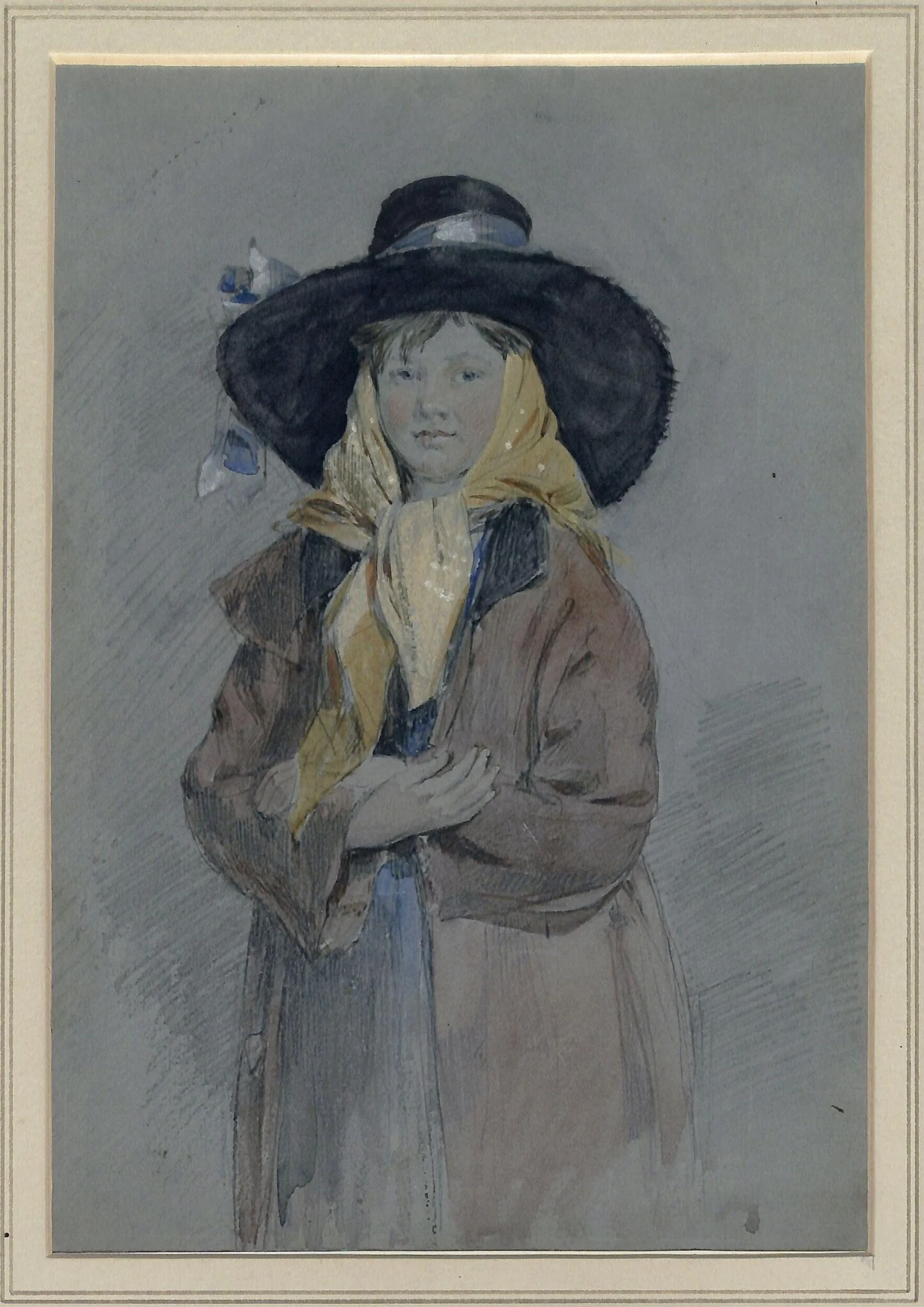 Miss Louisa Oakley, detail