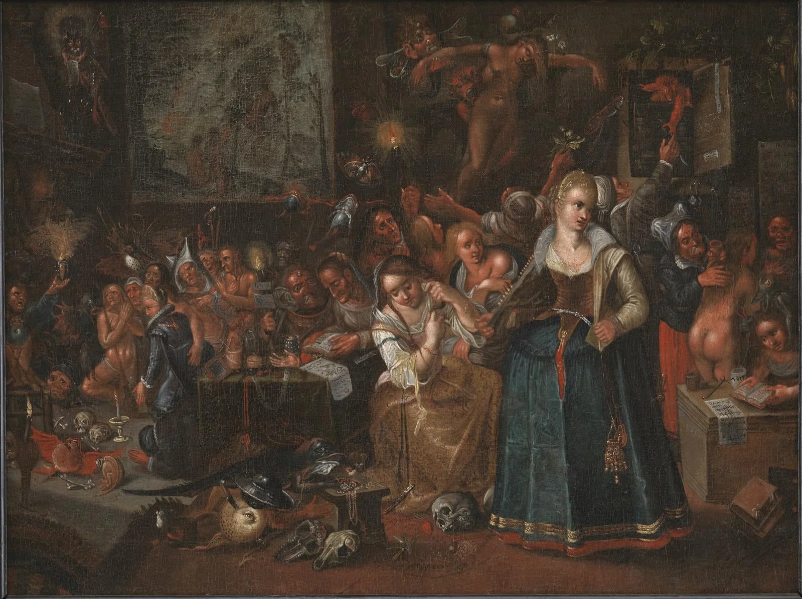 Witches' Sabbath, detail