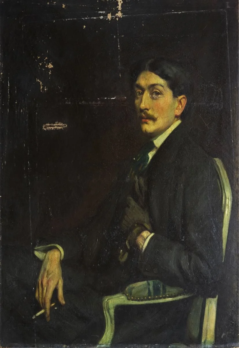 Portretul arhitectului Edmond van Saanen Algi, detail