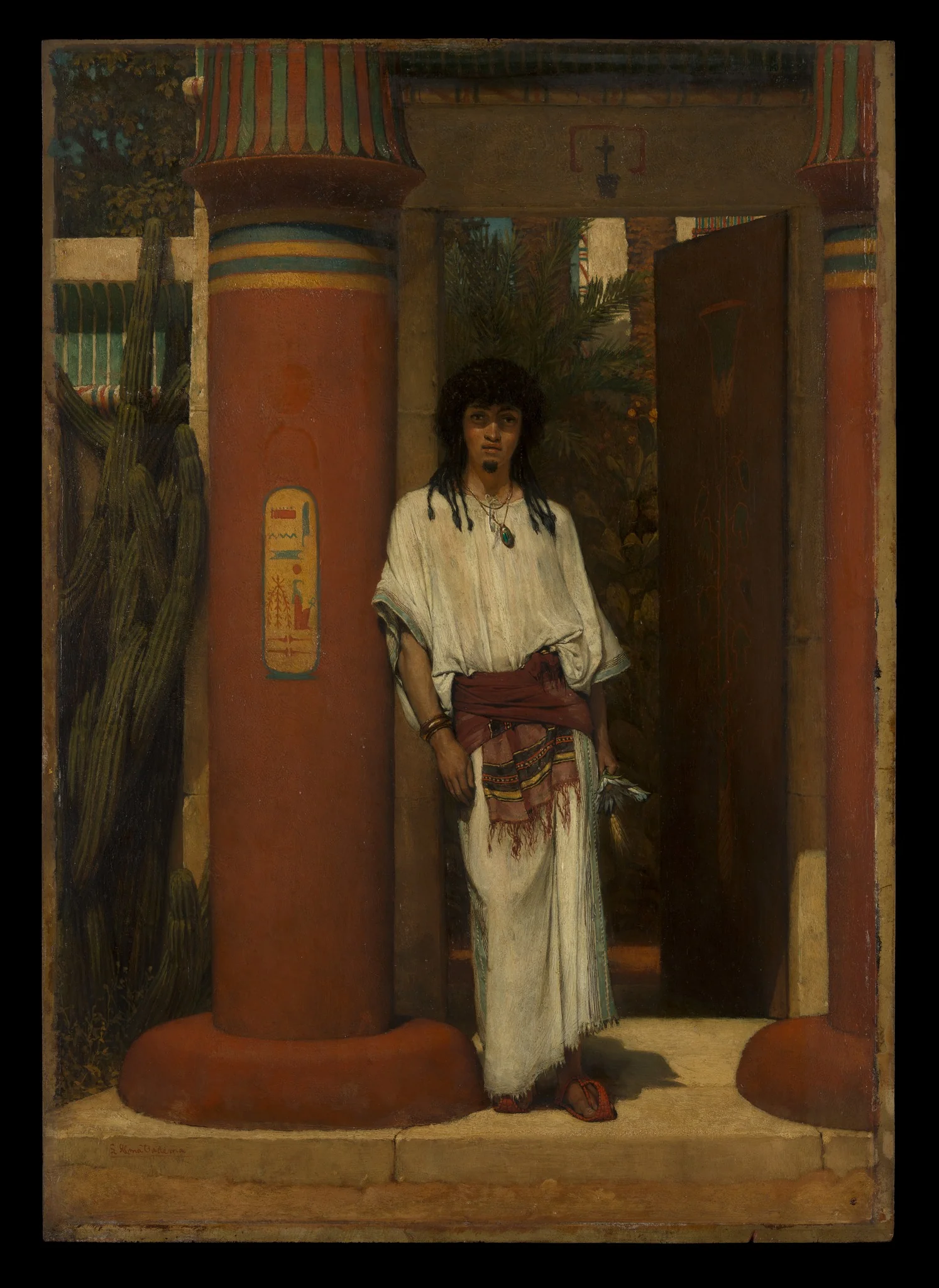 An Egyptian in a Doorway, detail