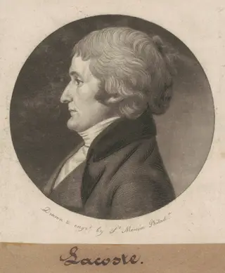 Lacoste, by Charles B. J. Févret de Saint-Mémin, ink, 1802
