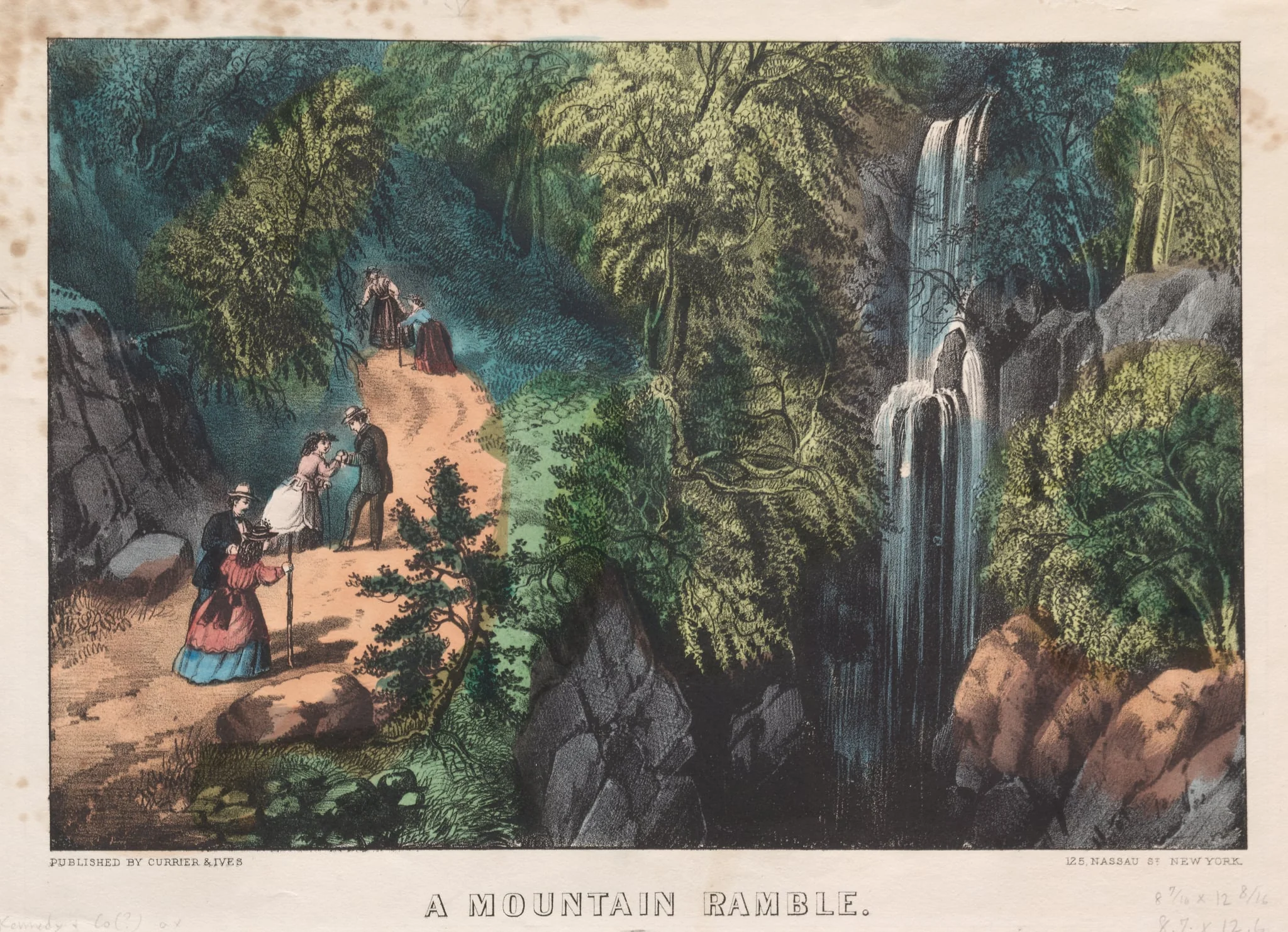 A Mountain Ramble, detail