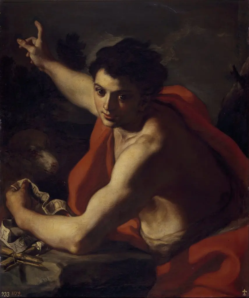 Saint John the Baptist, by Francesco Solimena, oil, 1730