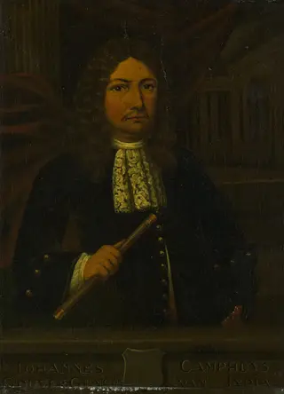 Portrait of Johannes Camphuys (1634-95), Gouverneur-generaal (1684-91), by Gerrit van Goor, oil