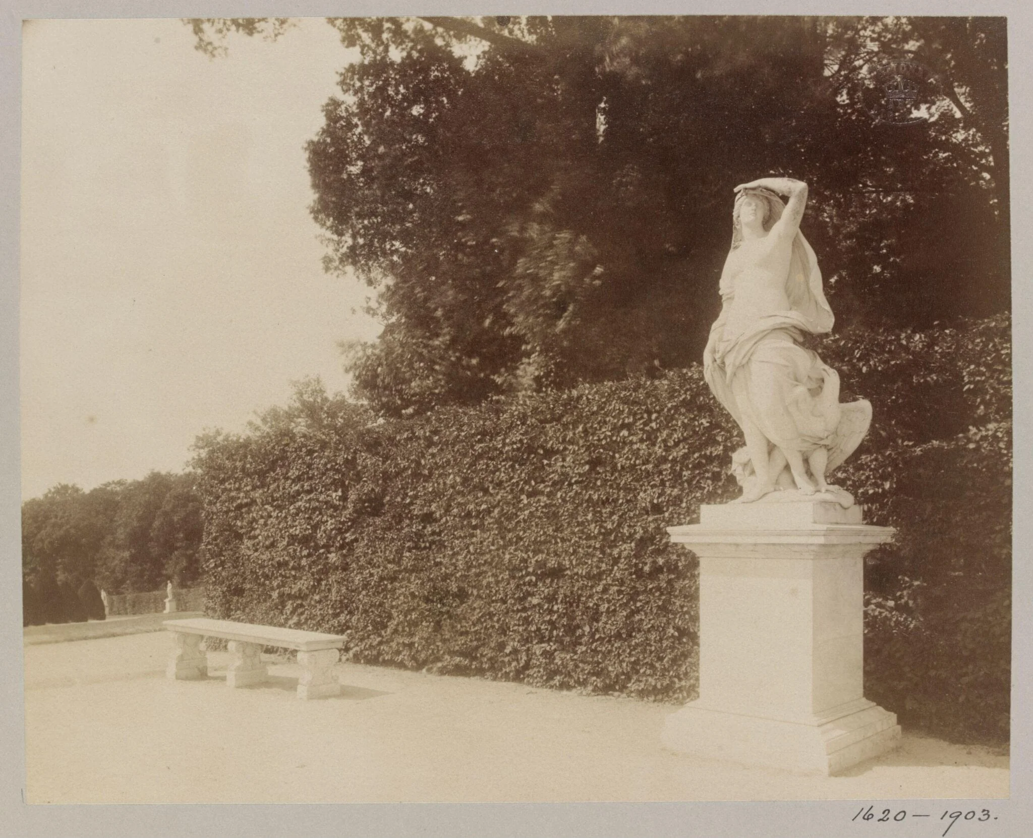 Statue of "Air", Versailles, France, detail