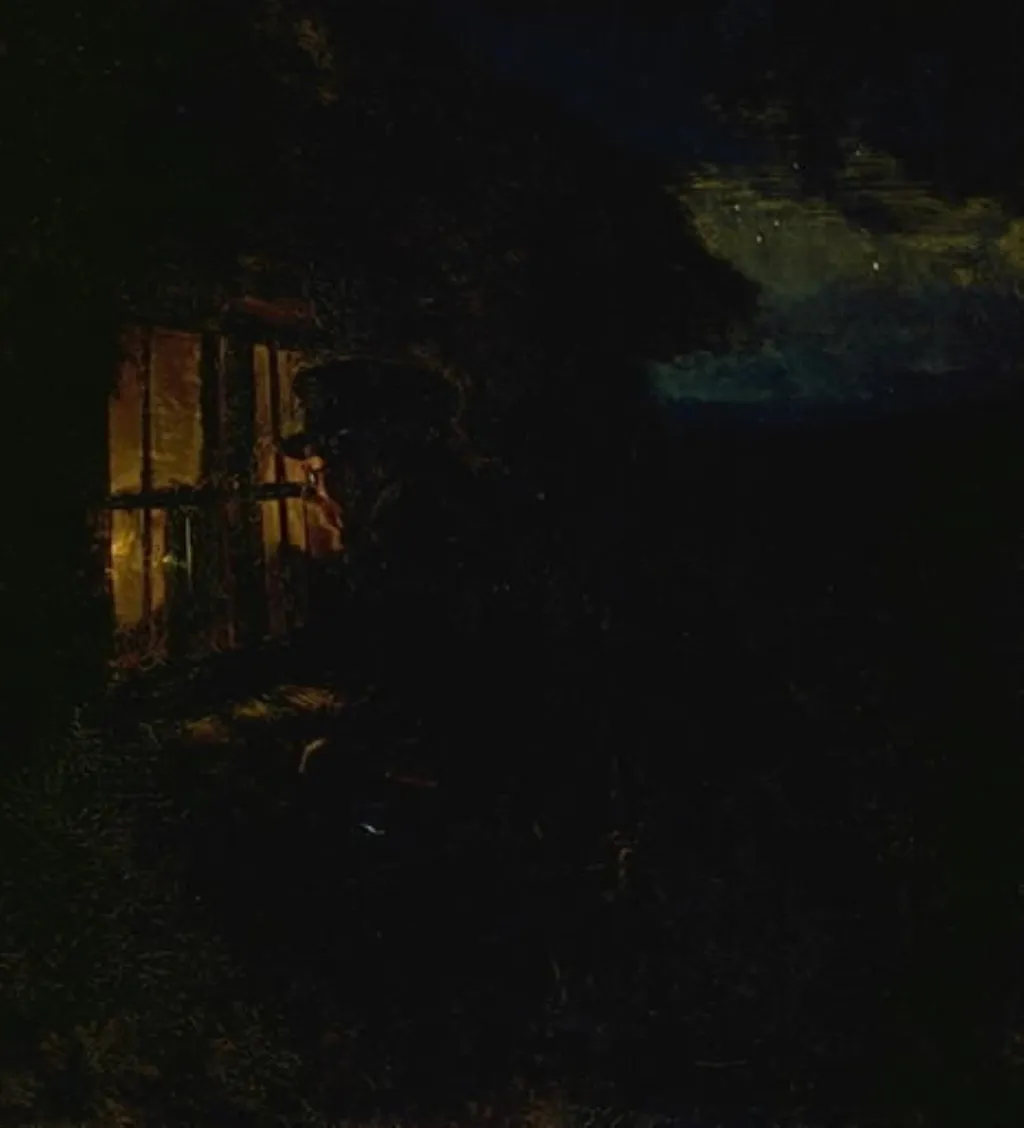 Kæltringbal. Blicher ved taterhytten, by Hans Smidth, oil, 1902