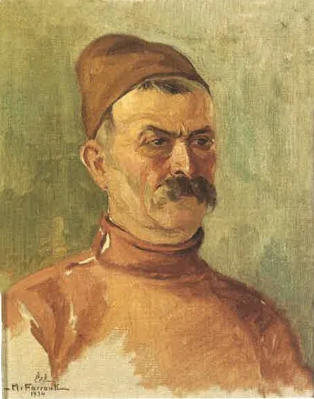 The Oil Seller, detail