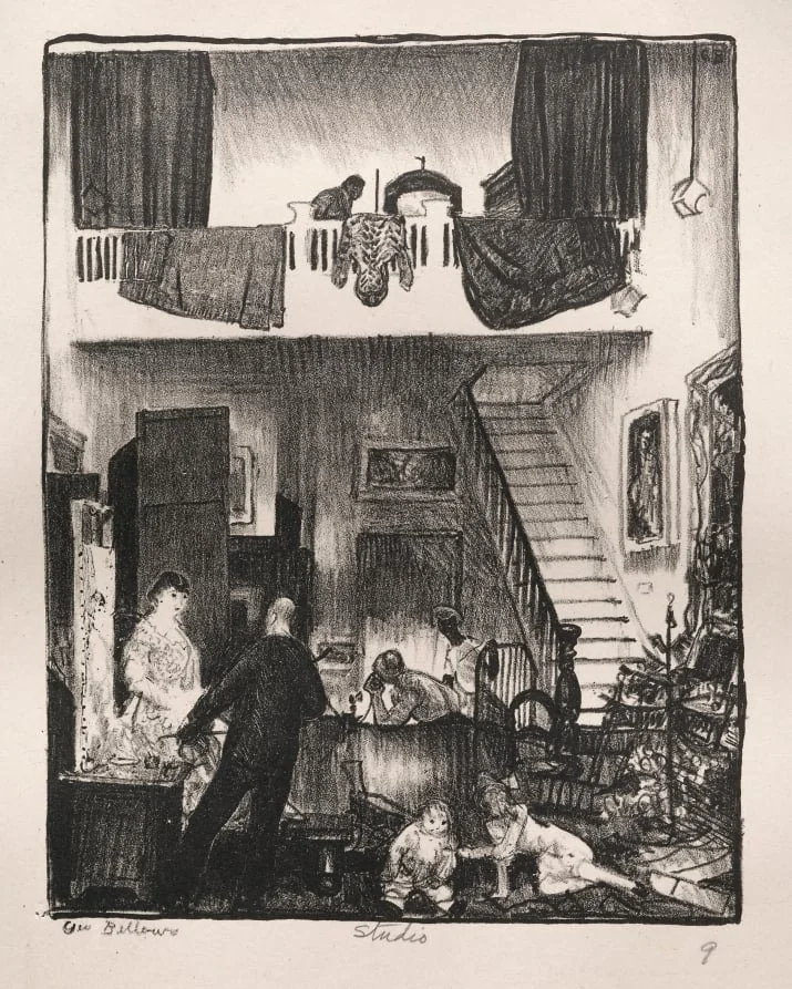 The Studio, Christmas 1916, detail